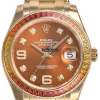Pleasing Fake Rolex Pearlmaster 86348sajor Automatic Movement 39mm Yellow Gold Case Womens Watch