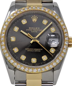 Pleasing Fake Rolex Oyster Perpetual Date 15233 Automatic Movement 34mm Steel Case Womens Watch