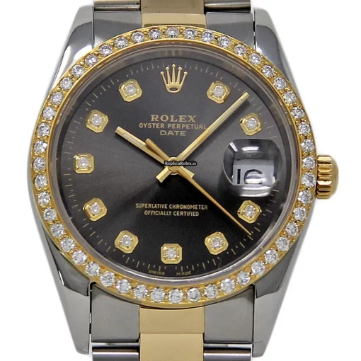Pleasing Fake Rolex Oyster Perpetual Date 15233 Automatic Movement 34mm Steel Case Womens Watch
