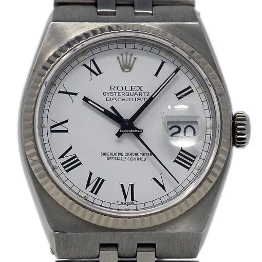 Fabulous Replica Rolex Datejust Oysterquartz 17014 Quartz Movement 36mm Steel Case Mens/unisex Watch