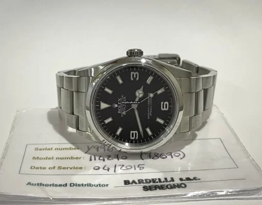 High Quality Knockoff Rolex Explorer 114270 Caliber 3130 Automatic Movement 36mm Steel Case Mens/unisex Watch - Image 7