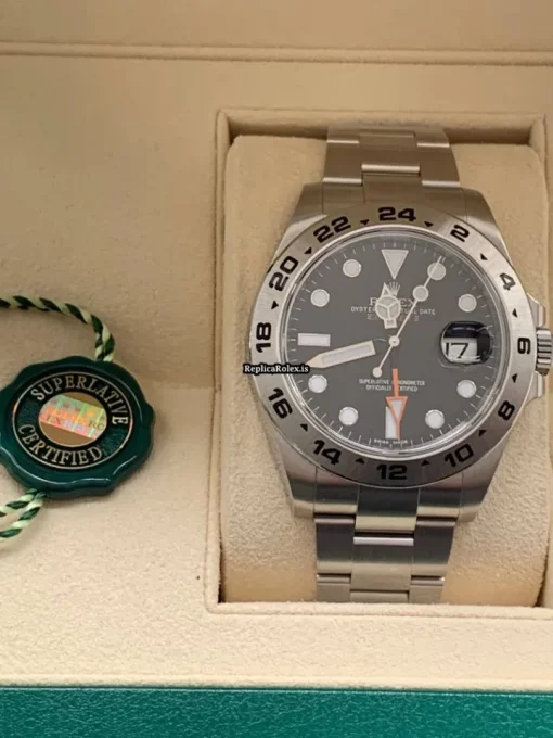 Fabulous Replica Rolex Explorer II 216570 Caliber 3187 Automatic Movement 42mm Steel Case Mens/unisex Watch - Image 4