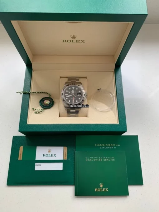 Fabulous Replica Rolex Explorer II 216570 Caliber 3187 Automatic Movement 42mm Steel Case Mens/unisex Watch - Image 7