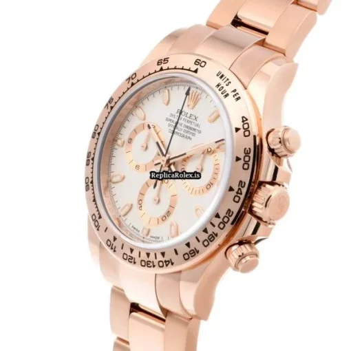 Perfect Replica Rolex Daytona 116505 Caliber 4130 Automatic Movement 40mm Rose Gold Case Watch - Image 2