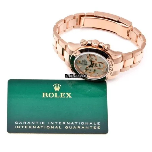 Perfect Replica Rolex Daytona 116505 Caliber 4130 Automatic Movement 40mm Rose Gold Case Watch - Image 5