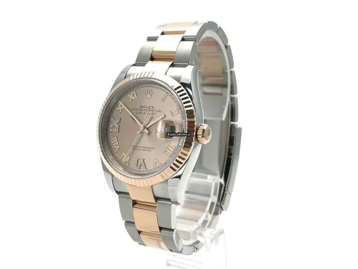 Mind-boggling Fake Rolex Datejust 126231 Caliber 3235 Automatic Movement 36mm Gold/steel Case Mens/unisex Watch - Image 2