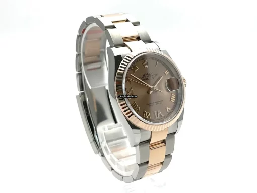 Mind-boggling Fake Rolex Datejust 126231 Caliber 3235 Automatic Movement 36mm Gold/steel Case Mens/unisex Watch - Image 3