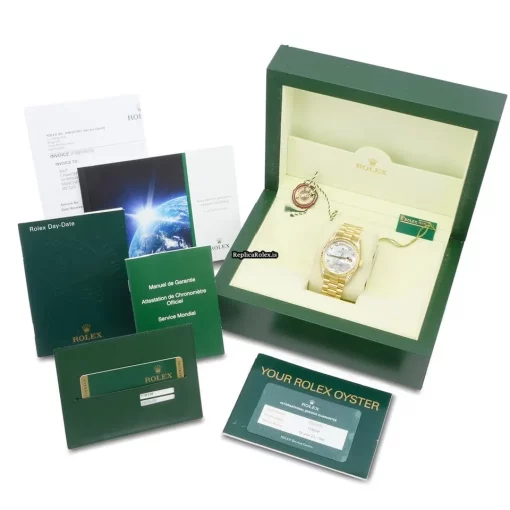Inexpensive Replicas Rolex Day-date 36 118338 Caliber 3155 Automatic Movement 36mm Yellow Gold Case Mens/unisex Watch - Image 2