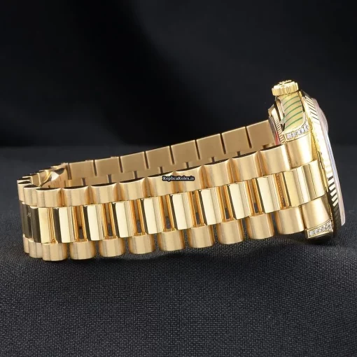 Inexpensive Replicas Rolex Day-date 36 118338 Caliber 3155 Automatic Movement 36mm Yellow Gold Case Mens/unisex Watch - Image 5