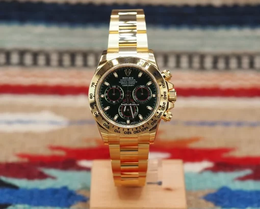 Cheap Replica Rolex Daytona 116508 Caliber 4130 Automatic Movement 40mm Yellow Gold Case Mens/unisex Watch - Image 2