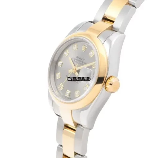 Incredible Fake Rolex Lady-datejust 179163g Automatic Movement 26mm Steel Case Womens Watch - Image 2