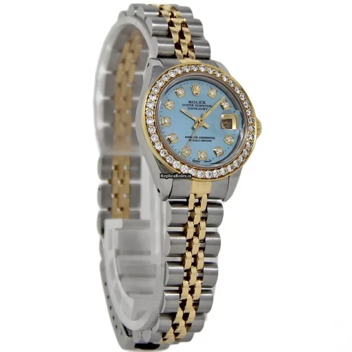 Unique Replica Rolex Lady-datejust 69173 Automatic Movement 26mm Steel Case Womens Watch - Image 5