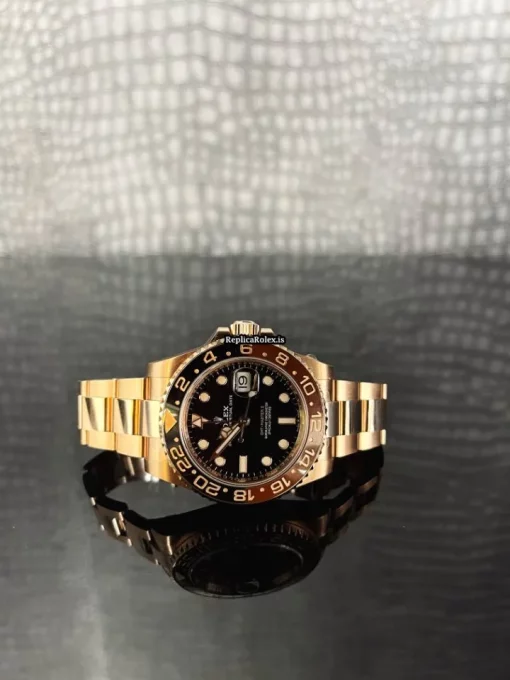 Well Made Replica Rolex Gmt-master II 126715chnr-0001 Caliber 3285 Automatic Movement 40mm Rose Gold Case Mens/unisex Watch
