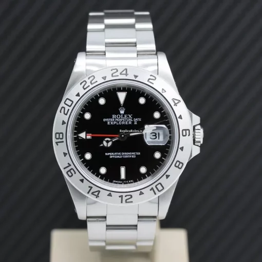 Wonderful Clone Rolex Explorer II 16570 Caliber 3185 Automatic Movement 40x47,2mm Steel Case Mens/unisex Watch - Image 4
