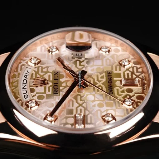 Fantastic Replica Rolex Day-date 36 118205 Automatic Movement 36mm Rose Gold Case Mens/unisex Watch - Image 10