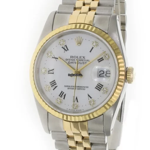 Nice Imitation Rolex Datejust 16233 Caliber 3135 Automatic Movement 36mm Gold/steel Case Mens/unisex Watch - Image 2