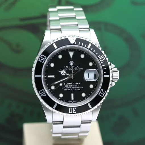 Stylish Replica Rolex Submariner Date 16610 Caliber 3135 Automatic Movement 40mm Steel Case Mens/unisex Watch - Image 7