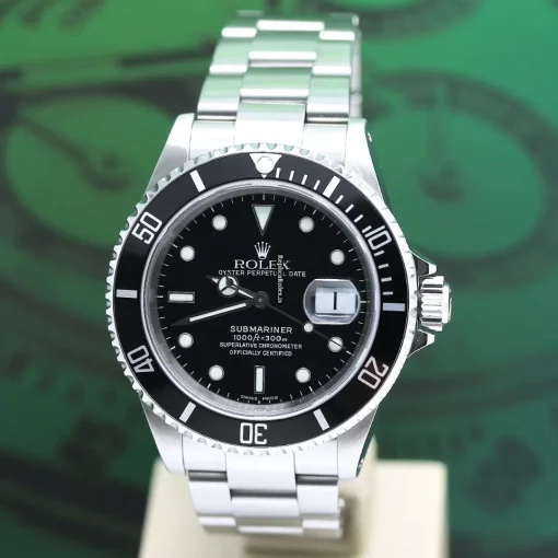Stylish Replica Rolex Submariner Date 16610 Caliber 3135 Automatic Movement 40mm Steel Case Mens/unisex Watch - Image 8