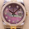 Fantastic Fake Rolex Datejust 116243 Caliber 3135 Automatic Movement 36mm Gold/steel Case Mens/unisex Watch