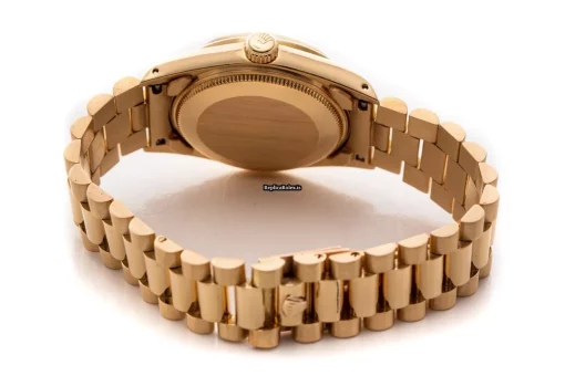 Suitable Copies Rolex Lady-datejust 6827 Automatic Movement 31mm Yellow Gold Case Womens Watch - Image 6