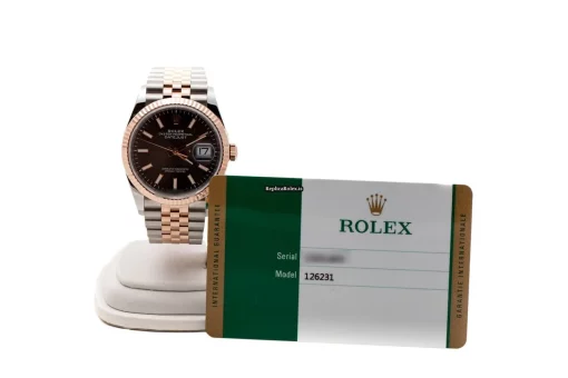 Appealing Clone Rolex Datejust 126231 Caliber 3235 Automatic Movement 36mm Gold/steel Case Mens/unisex Watch - Image 2