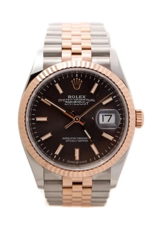 Appealing Clone Rolex Datejust 126231 Caliber 3235 Automatic Movement 36mm Gold/steel Case Mens/unisex Watch - Image 3