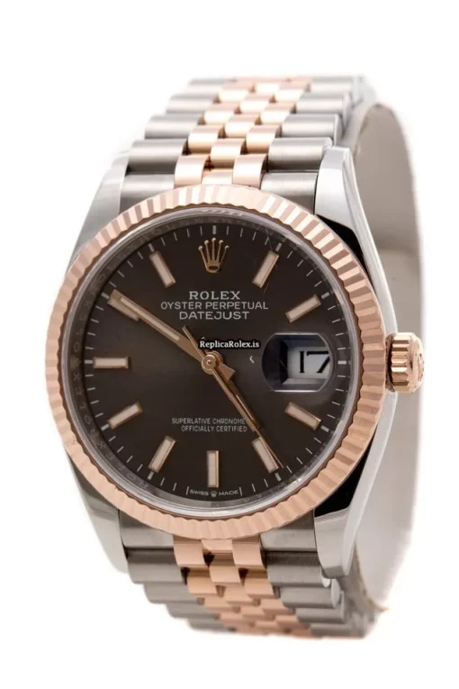 Appealing Clone Rolex Datejust 126231 Caliber 3235 Automatic Movement 36mm Gold/steel Case Mens/unisex Watch - Image 4