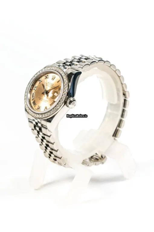 Recommend Replica Rolex Lady-datejust 279384rbr Caliber 2236 Automatic Movement 28x41mm Steel Case Womens Watch - Image 4
