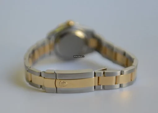 Fabulous Replica Rolex Lady-datejust 179383 Caliber 2235 Automatic Movement 26mm Gold/steel Case Womens Watch - Image 10