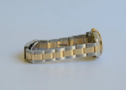 Fabulous Replica Rolex Lady-datejust 179383 Caliber 2235 Automatic Movement 26mm Gold/steel Case Womens Watch - Image 8
