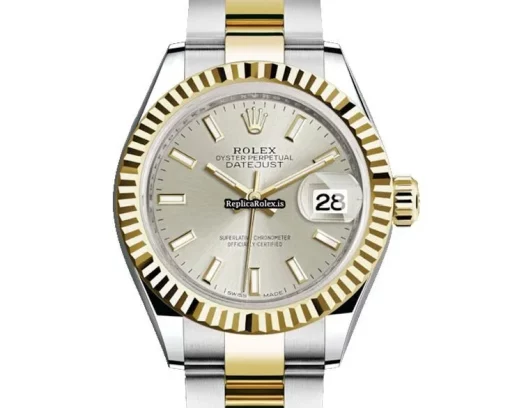 Great Replica Rolex Lady-datejust 279173 Automatic Movement 28mm Gold/steel Case Womens Watch