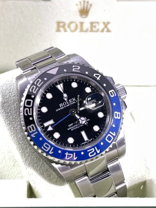Durable Replica Rolex Gmt-master II 116710blnr Caliber 3186 Automatic Movement 40mm Steel Case Mens/unisex Watch - Image 2