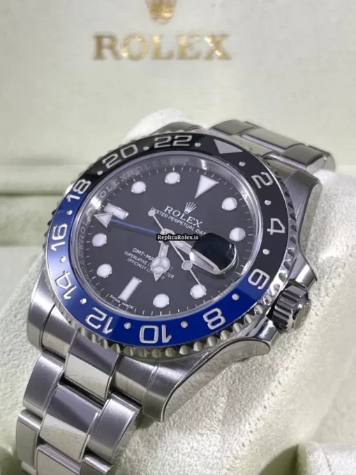 Durable Replica Rolex Gmt-master II 116710blnr Caliber 3186 Automatic Movement 40mm Steel Case Mens/unisex Watch - Image 4