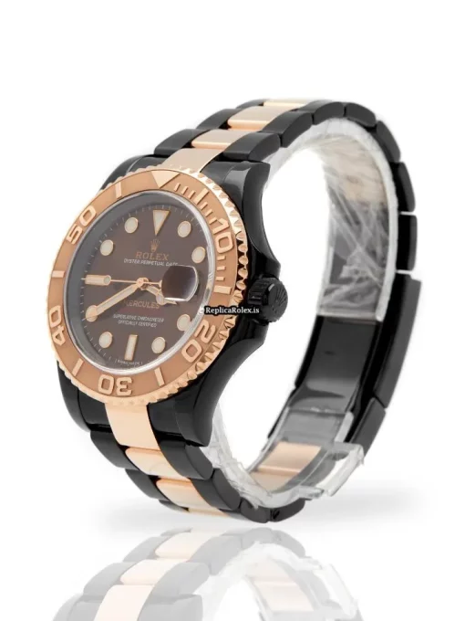 Ideal Replica Rolex Yacht-master 40 116621 Caliber 3135 Automatic Movement 40mm Gold/steel Case Mens/unisex Watch - Image 2