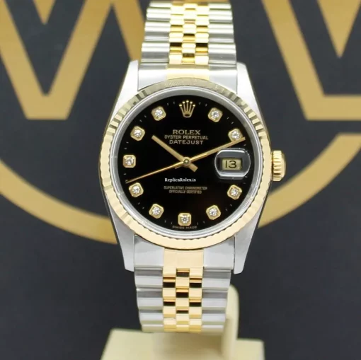 Epic Fake Rolex Datejust 16233 Caliber 3135 Automatic Movement 36mm Steel Case Mens/unisex Watch - Image 6