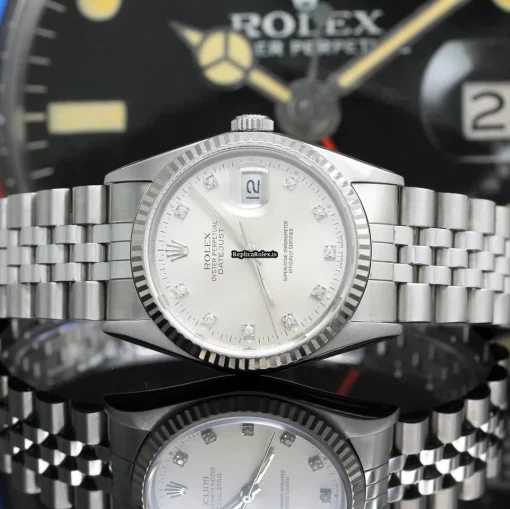 Unique Replica Rolex Datejust 16234 Caliber 3135 Automatic Movement 36mm Steel Case Mens/unisex Watch - Image 6