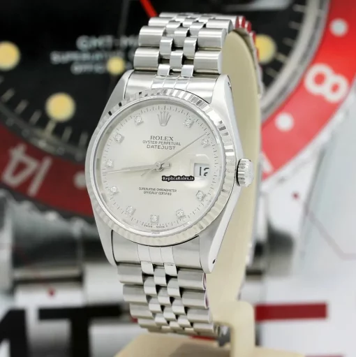Unique Replica Rolex Datejust 16234 Caliber 3135 Automatic Movement 36mm Steel Case Mens/unisex Watch - Image 9