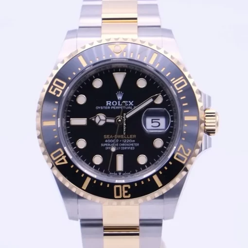 Aaa Fake Rolex Sea-dweller 126603 Caliber 3235 Automatic Movement 43mm Gold/steel Case Mens/unisex Watch