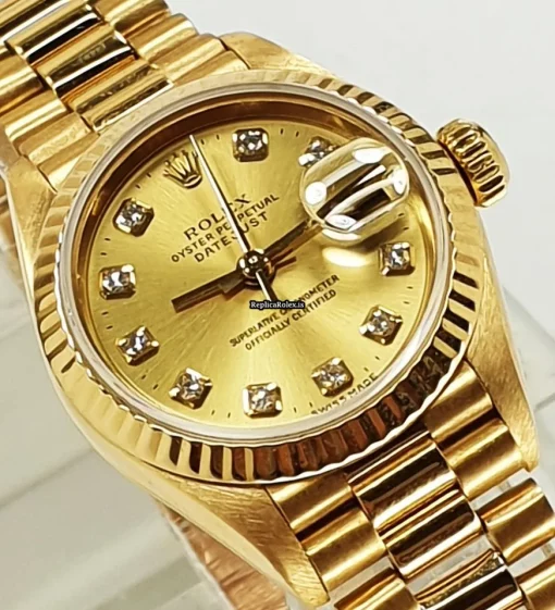 Unique Replica Rolex Lady-datejust 79178 Caliber 2235 Automatic Movement 26mm Yellow Gold Case Womens Watch
