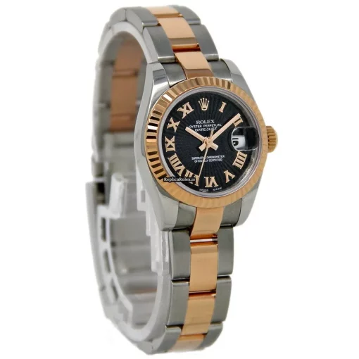 Fantastic Replicas Rolex Lady-datejust 179171 Caliber 2235 Automatic Movement 26mm Steel Case Womens Watch - Image 5