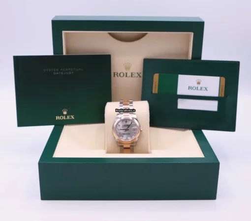 Fabulous Fake Rolex Lady-datejust 178241 Automatic Movement 31mm Gold/steel Case Womens Watch - Image 2