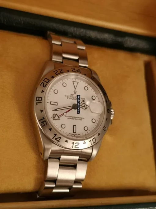 Fine Replica Rolex Explorer II 16570 Caliber 3185 Automatic Movement 40mm Steel Case Mens/unisex Watch - Image 9