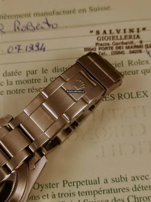 Fine Replica Rolex Explorer II 16570 Caliber 3185 Automatic Movement 40mm Steel Case Mens/unisex Watch - Image 10