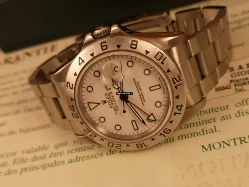 Fine Replica Rolex Explorer II 16570 Caliber 3185 Automatic Movement 40mm Steel Case Mens/unisex Watch - Image 13