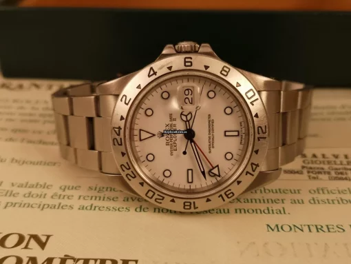 Fine Replica Rolex Explorer II 16570 Caliber 3185 Automatic Movement 40mm Steel Case Mens/unisex Watch