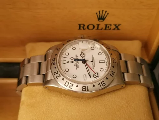 Fine Replica Rolex Explorer II 16570 Caliber 3185 Automatic Movement 40mm Steel Case Mens/unisex Watch - Image 5
