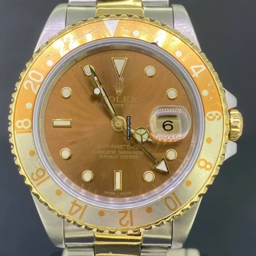 Lovely Replica Rolex Gmt-master II 16713 Caliber 3185 Automatic Movement 40mm Gold/steel Case Mens/unisex Watch