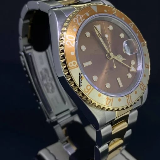 Lovely Replica Rolex Gmt-master II 16713 Caliber 3185 Automatic Movement 40mm Gold/steel Case Mens/unisex Watch - Image 3