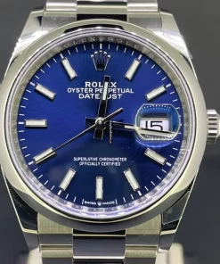 Amazing Replica Rolex Datejust 126200 Caliber 3235 Automatic Movement 36mm Steel Case Mens/unisex Watch