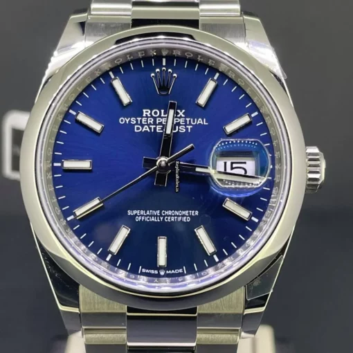 Amazing Replica Rolex Datejust 126200 Caliber 3235 Automatic Movement 36mm Steel Case Mens/unisex Watch